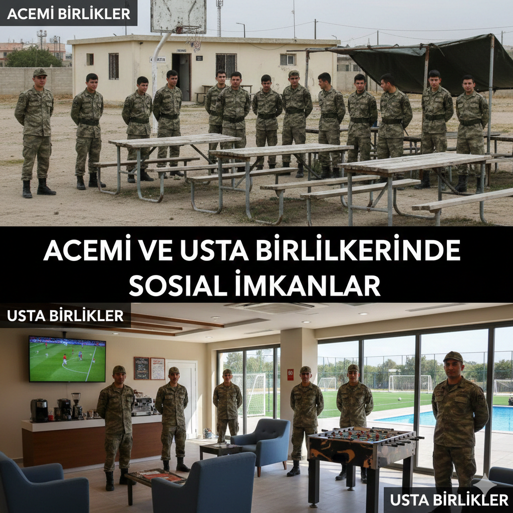 Acemi ve Usta Birliklerinde Sosyal İmkanlar